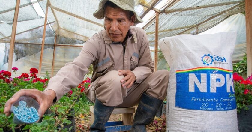 EBIH proyecta facturar Bs 165 millones por ventas de fertilizantes granulados y tuberías