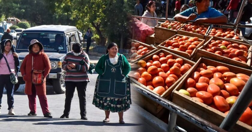 Lío por tomate: comerciantes del norte bloquean contra venta del ‘productor al consumidor’