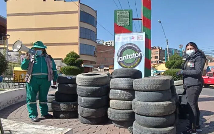 Alcaldía de La Paz lanza campaña de recolección de llantas el lunes