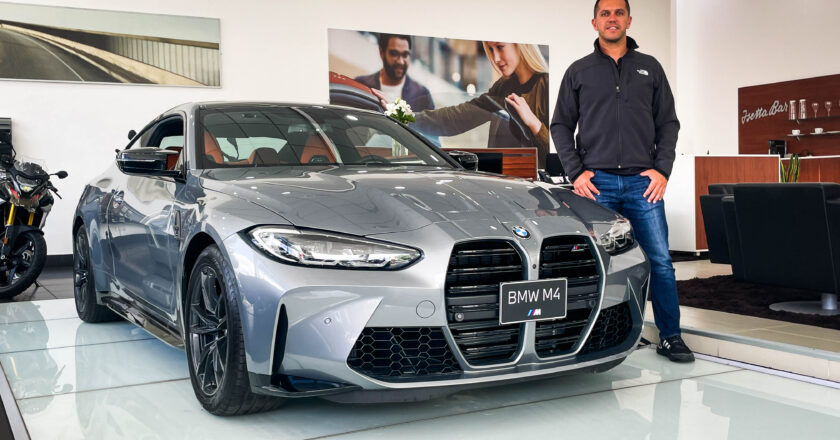 “Happy” Peredo probó la BMW M4 Competition en el primer ‘Celebrity Test Drive’”