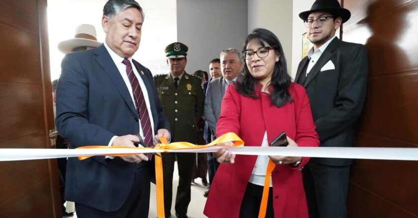Fiscal General inaugura moderno auditorio “Justicia Libre” en la Fiscalía Departamental de Potosí