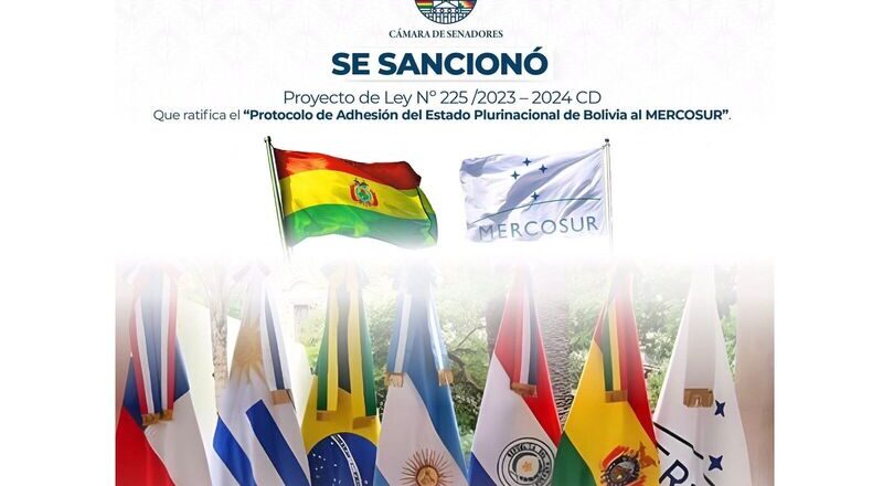 Senado sancionó adhesión de Bolivia al Mercosur, embajadores de Brasil y Paraguay saludan la determinación