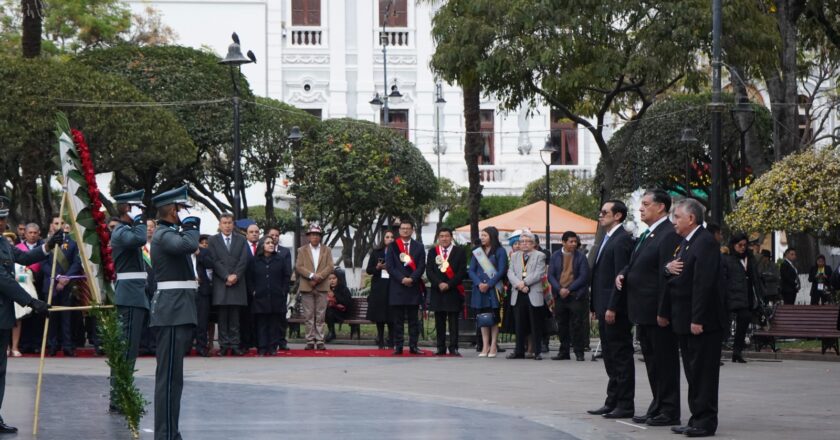 Fiscalía General participa de los actos conmemorativos de los 199 años de Independencia de Bolivia