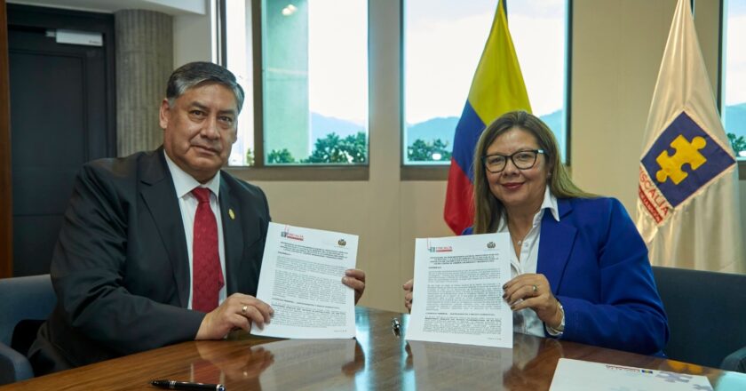 Fiscales generales de Bolivia y Colombia suscriben Acuerdo de Entendimiento para fortalecer la lucha contra la criminalidad