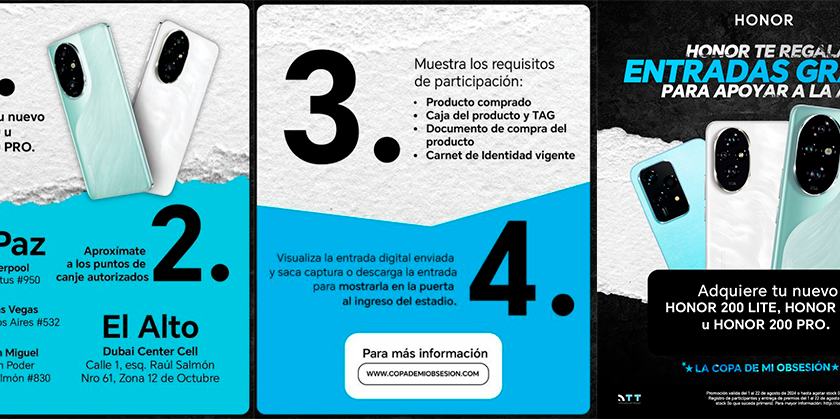 HONOR regala entradas para ver a Bolívar en los octavos de la Copa Libertadores