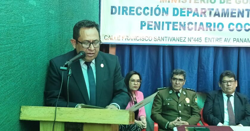 Fiscalía participa de las jornadas del Plan de Descongestionamiento en los siete recintos penitenciarios de Cochabamba