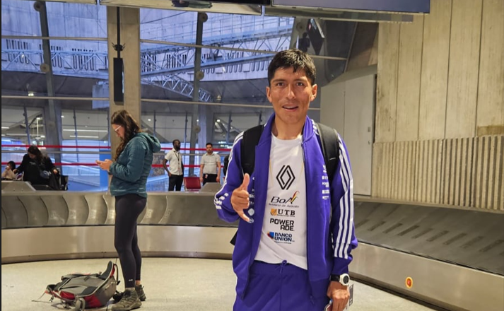 Héctor Garibay, fondista orureño, listo para competir en el maratón de los Juegos Olímpicos París 2024