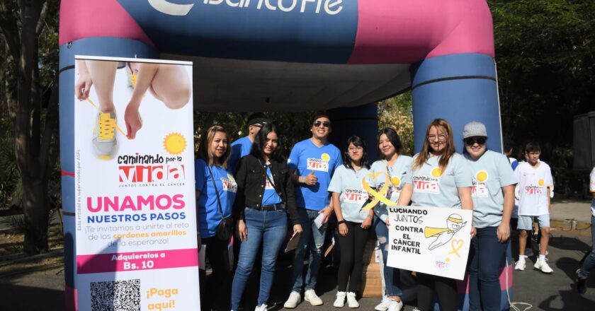 Campaña “Caminando por la Vida” a favor de niñas y niños con cáncer congregó a más de 1.500 personas en Cochabamba