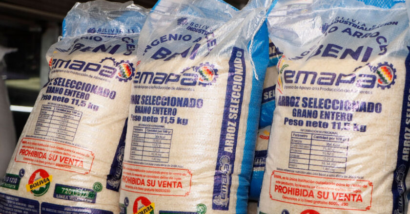 Emapa iniciará venta móvil de arroz en La Paz y El Alto para abastecer directamente a los consumidores