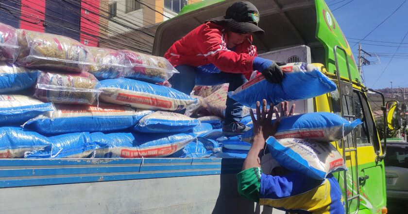 Los camiones de Emapa recorrerán las zonas para comercializar arroz