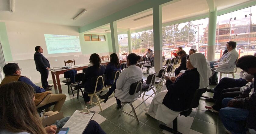 Fiscalía de Chuquisaca lleva adelante taller sobre la (ILE) en el hospital San Pedro Claver de Sucre