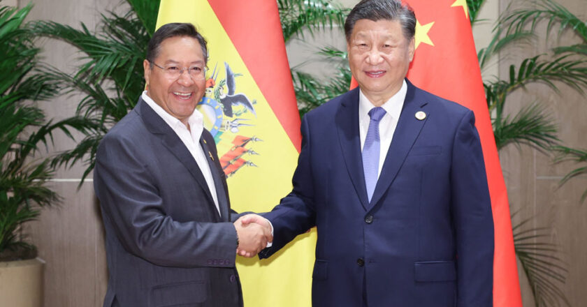 Arce se reúne con Xi Jinping en encuentro bilateral Bolivia-China