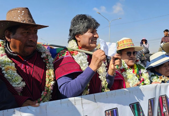 Morales ve detenciones de ‘evistas’ como ‘escarmiento a la lucha social al estilo de las dictaduras militares’