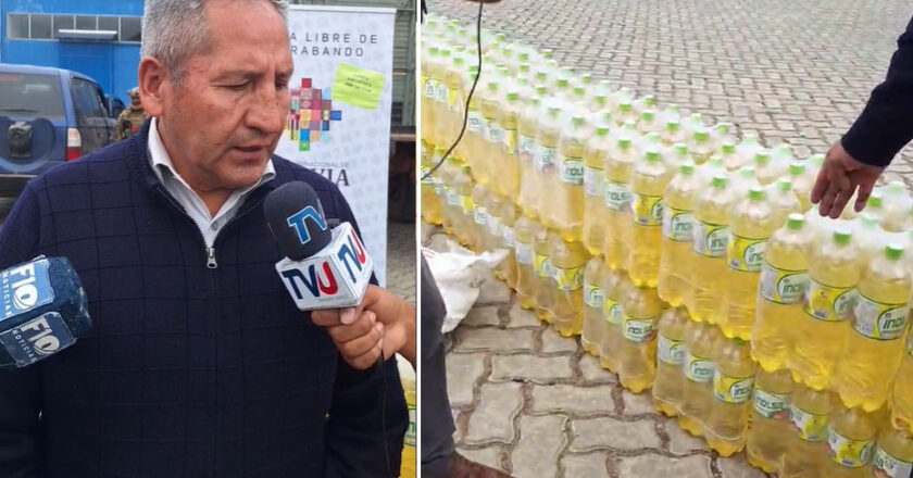 Incautan cinco mil litros de aceite que eran desviados hacia Perú