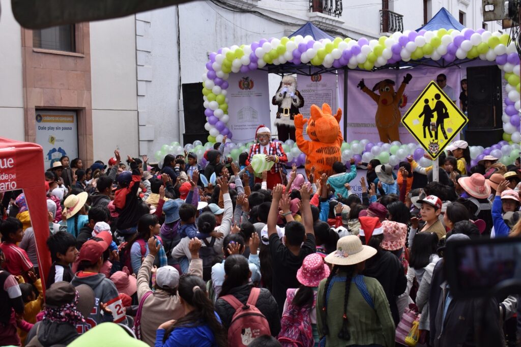 Chocolatada navideña en Sucre, Fiscalía General del Estado