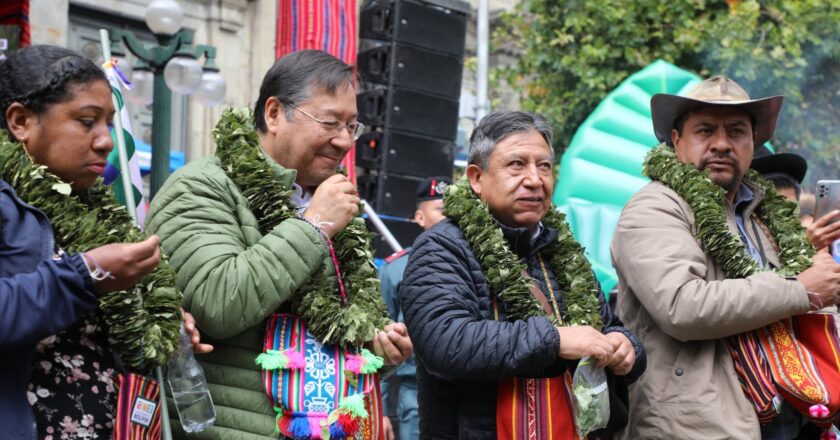 Vicepresidente Choquehuanca: “Pronto nuestra hoja de coca va a poder viajar por el mundo para sanar y para proteger la vida”