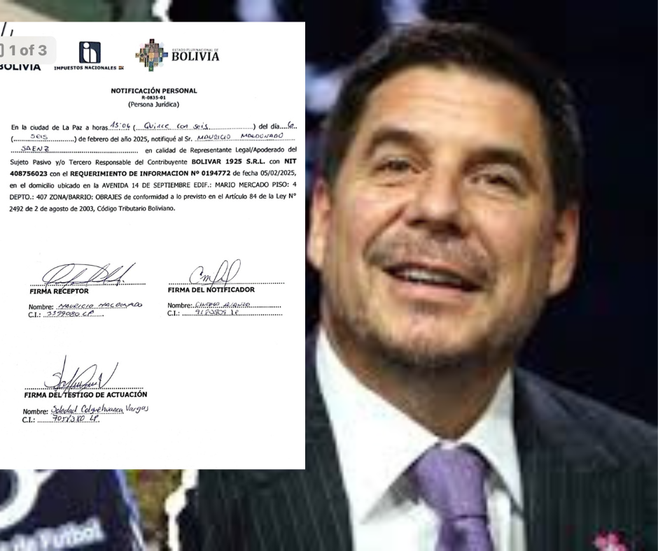 MARCELO CLAURE IMPUESTOS NACIONALES